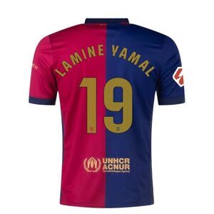 Nike 24-25 Barcelona Home Lamine Yamal 19 Jersey Navy Large NWT IN PACKAGE